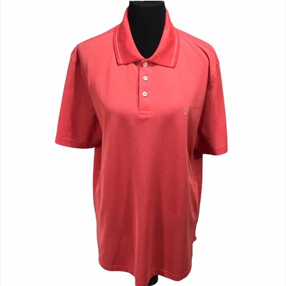 Izod Polo Shirt, Salmon, X-Large - Picture 7 of 7